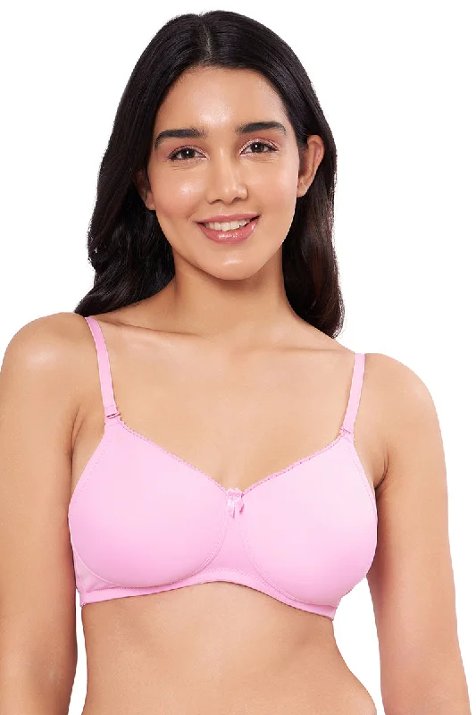Shapewear bras for slimming effect-Smooth Elegance Padded Non-wired T-shirt Bra - Pastel Lavender Shapewear bras for slimming effect-Smooth Elegance Padded Non-wired T-shirt Bra - Pastel Lavender