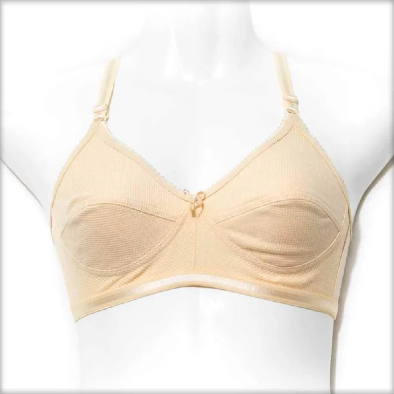 Non wired bras for women who need a comfortable fit for emotional comfort-Sona Modern Collection Skin Bra