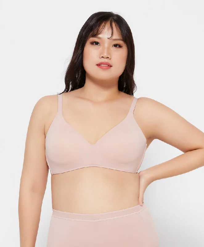 Sports bras for yoga and Pilates-Sustainable Essentials Full Coverage Wireless