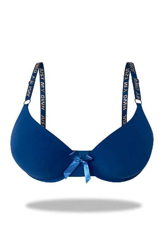 Firm control bras for shaping-Teal Premium Just My Own Padded Bra