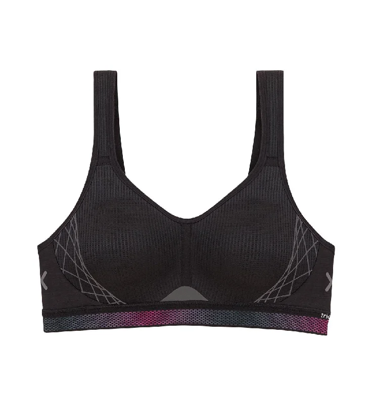 Padded bras for shaping and comfort-TRIACTION CARDIO FLOW PADDED BRA