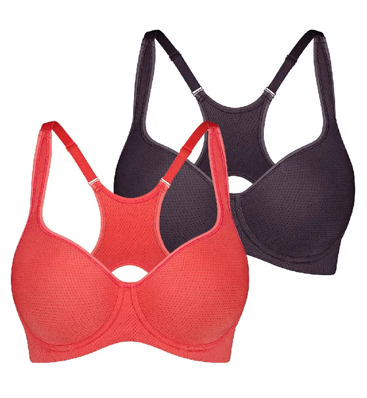 Custom-fit bras for every body type-TRIACTION RACERBACK 2 PACK SPORTS BRA