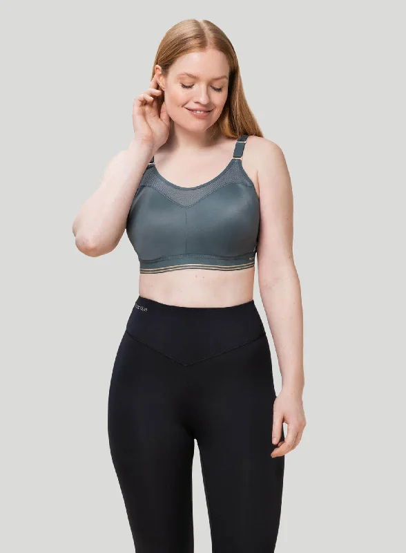 Sports bras for running and fitness routines-Triumph: Triaction Control Lite W01 Ex Grey