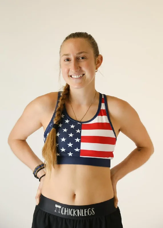 Sports bras for high-impact workouts-USA OG Sports Bra