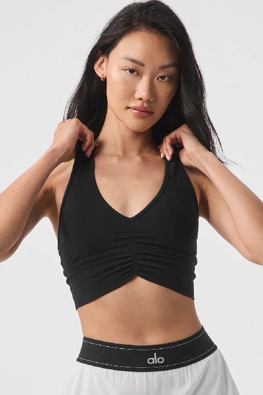 High-performance sports bras for gym-Wild Thing Bra - Black