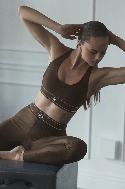 Sports bras for dancing and fitness-Airlift Suit Up Bra - Espresso