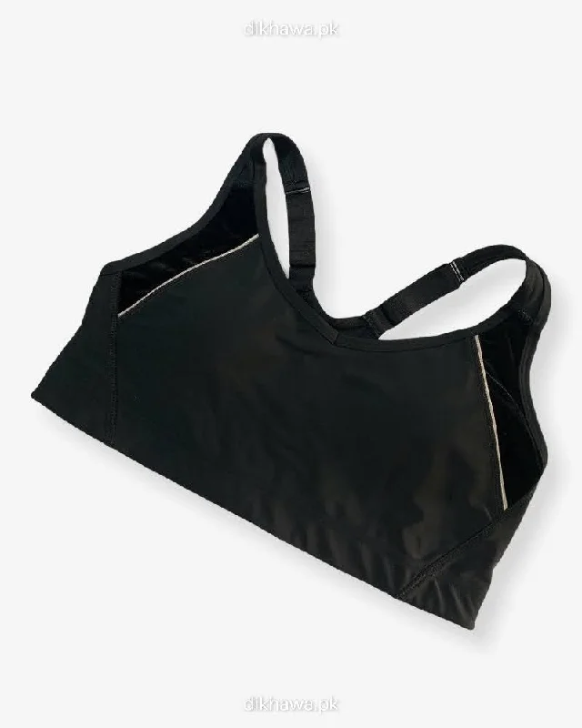 Wireless bras for everyday wear-Women Sports Lightly Padded Bra Ladies Jogging Bra Imported Stocklot Branded Sports Bra