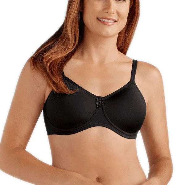 Women's panties for smooth under clothes-Amoena Lara Wireless Pocketed Mastectomy Bra