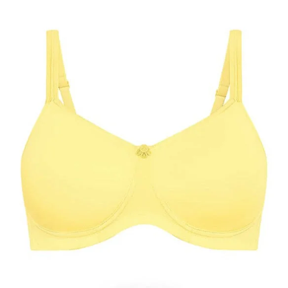 Women's panties with cotton lining-Amoena Mara Padded Wireless Pocketed Bra - Sunshine Yellow! Women's panties with cotton lining-Amoena Mara Padded Wireless Pocketed Bra - Sunshine Yellow!
