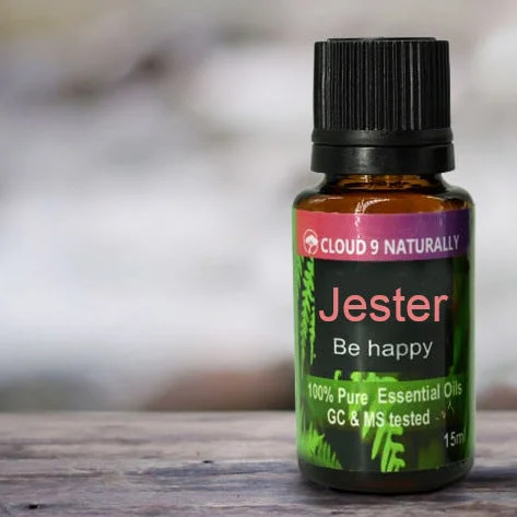 Women's panties with lace waistband-Cloud 9 Naturally "Jester" Essential Oil Blend - 15mL