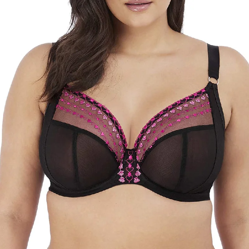 Comfortable women's panties for everyday wear-Elomi Matilda Underwire Plunge Bra - Kiss Fashion Colour Comfortable women's panties for everyday wear-Elomi Matilda Underwire Plunge Bra - Kiss Fashion Colour