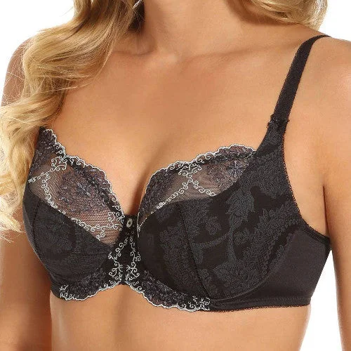 Best cotton panties for sensitive skin-Empreinte Lilly Rose Low Neck Wire Bra
