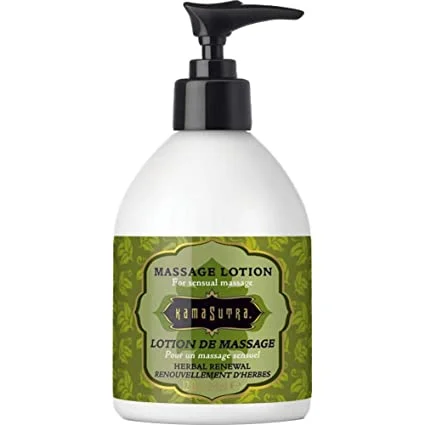 Stretchy panties for flexible fit-Kama Sutra Massage Lotion "Herbal Renewal" - 295mL
