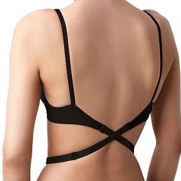 Soft cotton panties for sensitive areas-Maidenform Low Back Converter Black
