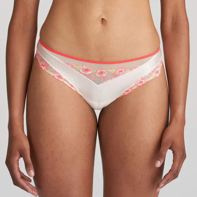 Women's panties with silk-like finish for smooth feel-Marie Jo - Ayama Rio Brief | Fruit Punch