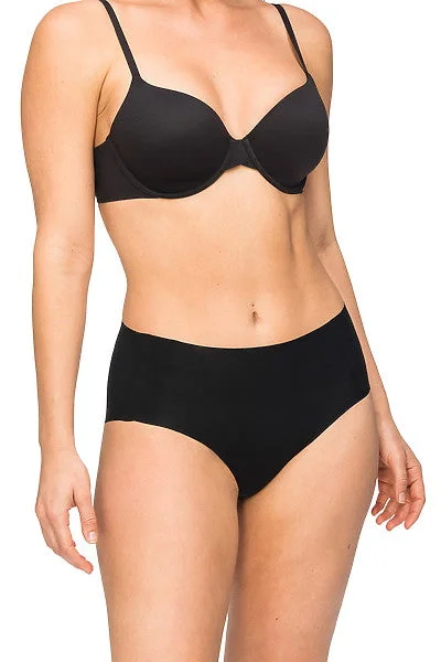 Women's panties for yoga and exercise-Nancy Ganz - Waisted Brief Body Light  Control