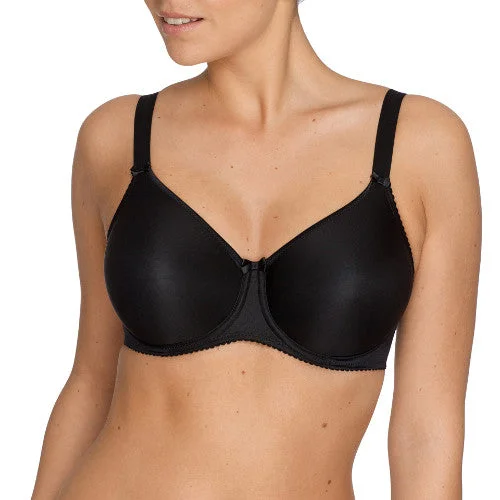 Comfortable everyday panties for women-Prima Donna Satin Seamless Wire Bra