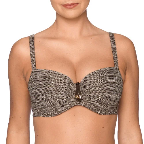 Affordable women's panties for every day-Prima Donna Swim Mambo Balcony Padded Bikini Top-SALE