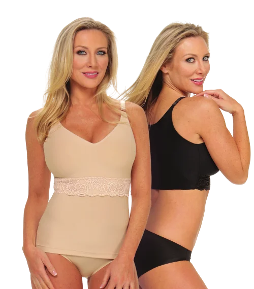 Women's panties for chafing prevention-Shapeez "Comfeez" Wireless Back-Smoothing Bralette