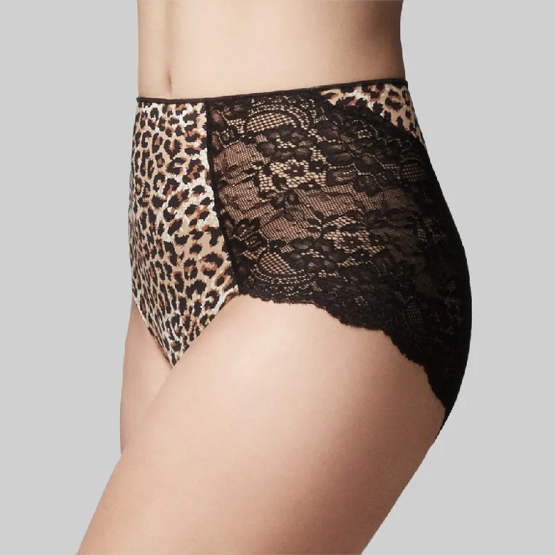 Women's panties for extra shaping and smoothing-The Knicker - Precision  & Lace  Full Brief