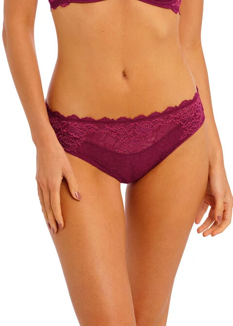 Women's cotton panties with lace accents for style-Wacoal - Lace Perfection Bikini | Red Plum Women's cotton panties with lace accents for style-Wacoal - Lace Perfection Bikini | Red Plum