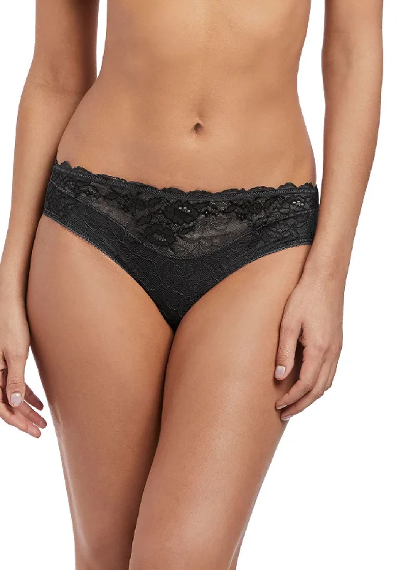 Women's panties with mesh fabric for breathability-Wacoal -  Lace Perfection Bikini