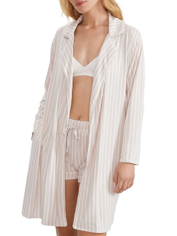 Trendy women's pajamas set for home-Bare Women's The Cooling Piped Robe