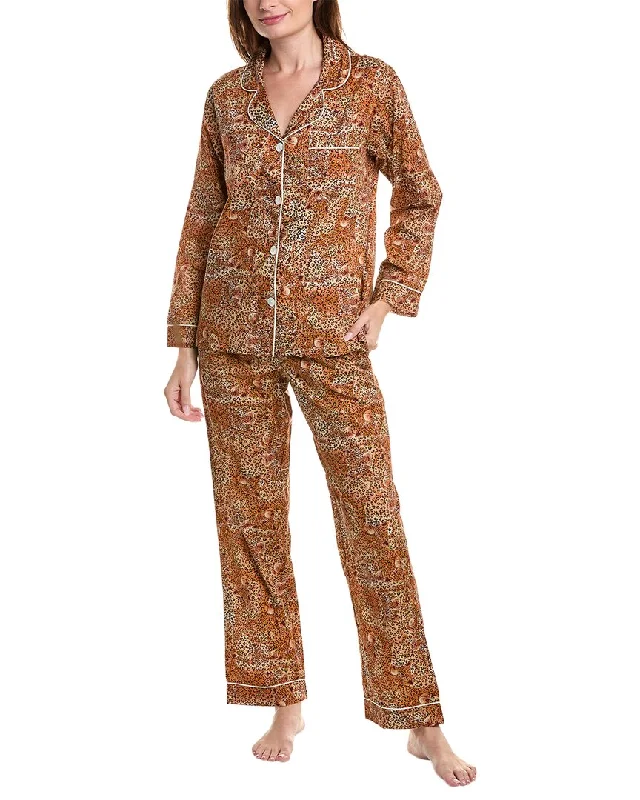 Women's pajamas with satin feel fabric-BedHead Pajamas 2pc Perfect Match Top & Pant Pajama Set Women's pajamas with satin feel fabric-BedHead Pajamas 2pc Perfect Match Top & Pant Pajama Set