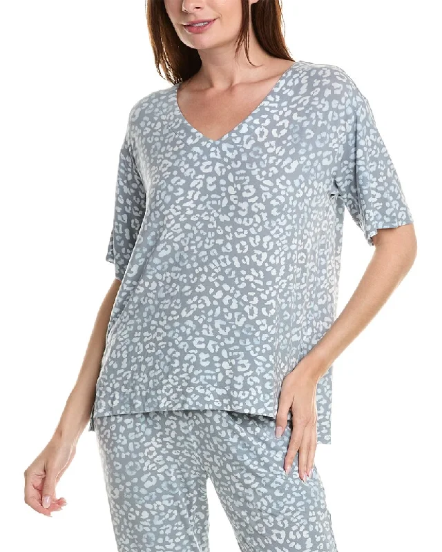 Comfortable women's pajamas with stretchy waistband-Donna Karan Pajama Top