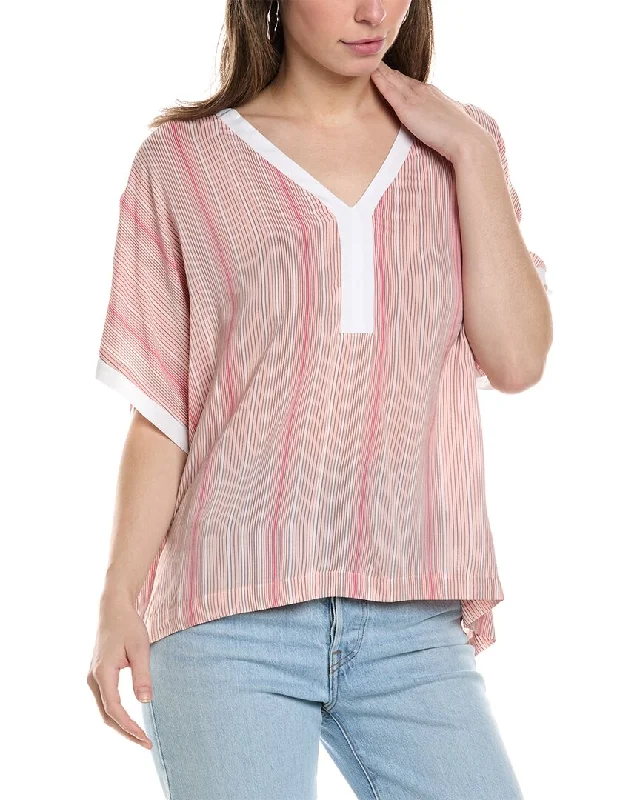 Cozy pajamas set for women with top-Donna Karan Sleep Top