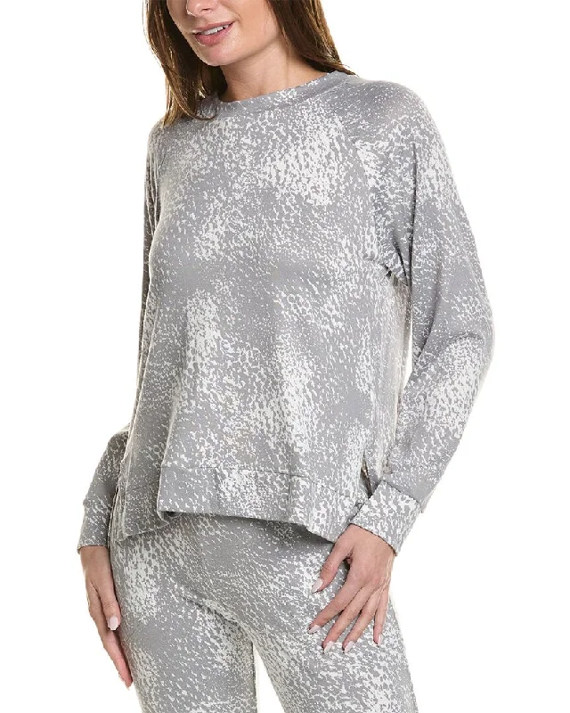 Women's pajamas with a soft touch-Donna Karan Sleepwear Lounge Top