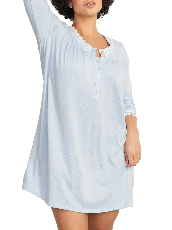 Trendy pajamas for women with cute design-Eileen West Women's Sweater Knit Gown