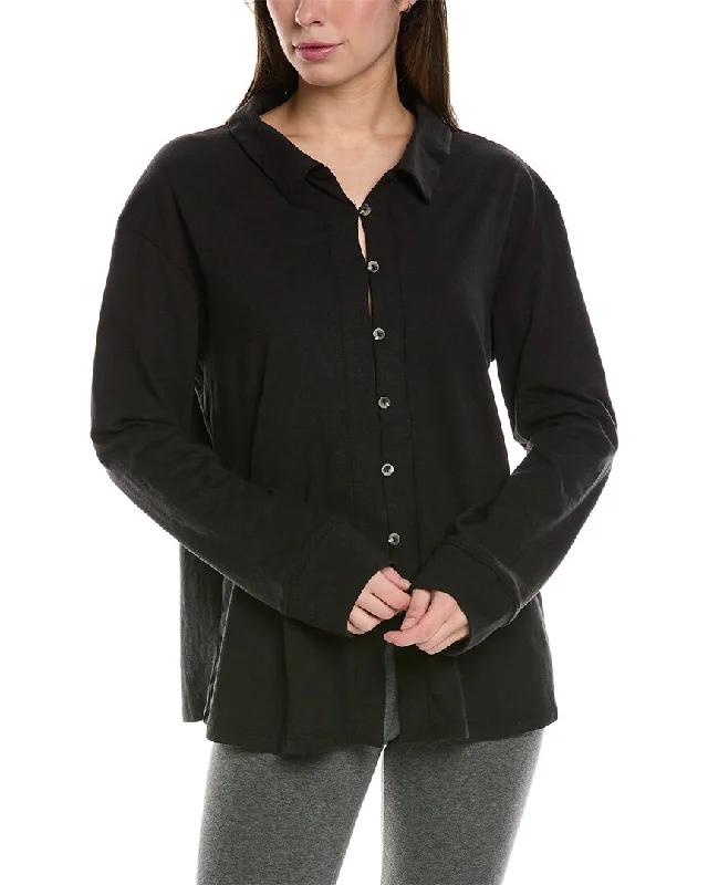 Women's pajamas with cozy, soft fabric-Honeydew Intimates Late Checkout Top