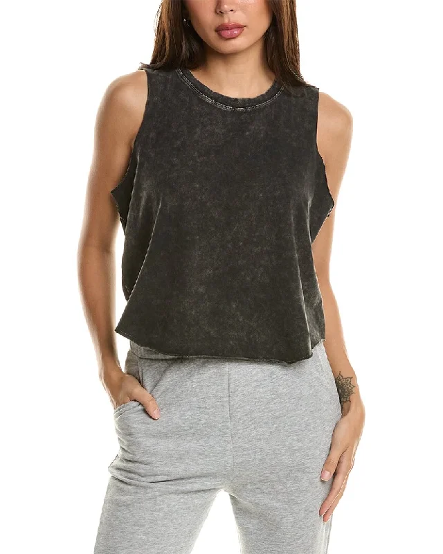 Women's pajamas with playful prints-Honeydew Intimates Off the Grid Muscle Tee