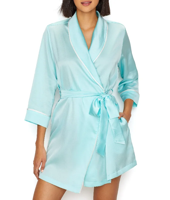 Elegant women's pajamas for sleepwear-kate spade new york Women's Charmeuse Happily Ever After Robe Elegant women's pajamas for sleepwear-kate spade new york Women's Charmeuse Happily Ever After Robe