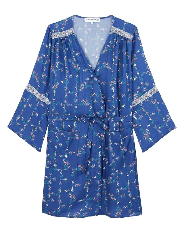 Women's pajamas with an adjustable waistband-Laurence Tavernier XS Manon Bath Robe