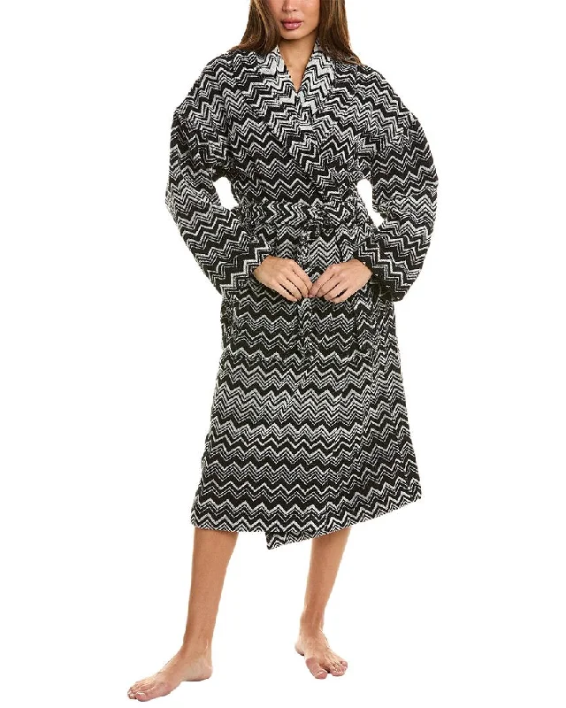Women's pajamas for ultimate comfort-Missoni Home Keith Shawl Bathrobe