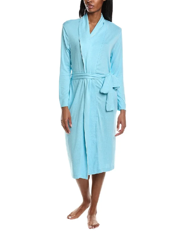 Women's pajamas with long sleeve top-N Natori Oasis Robe