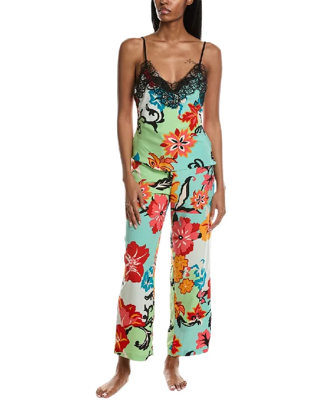 Women's pajamas with modern design-Natori Marbella Pajama Set