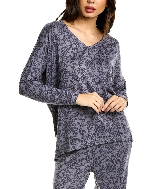 Soft women's pajamas set for cozy sleep-Natori Mirage Cocoon Top