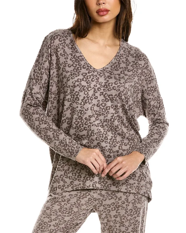 Women's pajamas with comfortable fit waistband-Natori Mirage Cocoon Top
