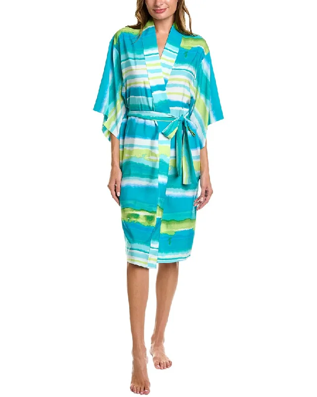 Trendy women's pajamas with sleek design-Natori Nikko Wrap
