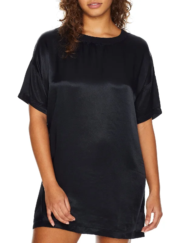 Women's pajamas with soft fabric-PJ Harlow Women's Stoney Crew Neck Sleep Shirt