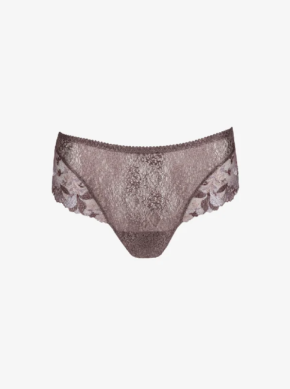 Women's panties for fuller figures-Mohala Luxury Thong - Eyeshadow