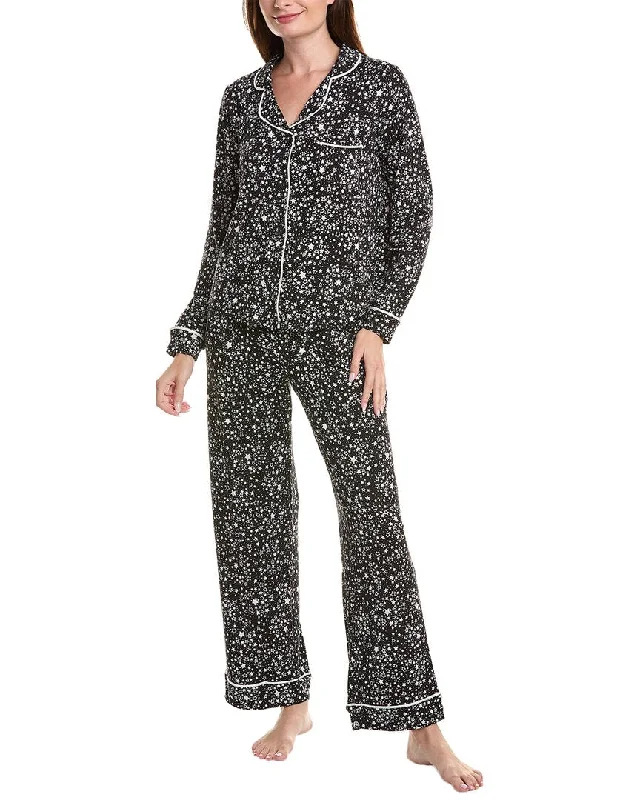 Classic women's pajamas for nightwear-Room Service 2pc Top & Pant Pajama Set