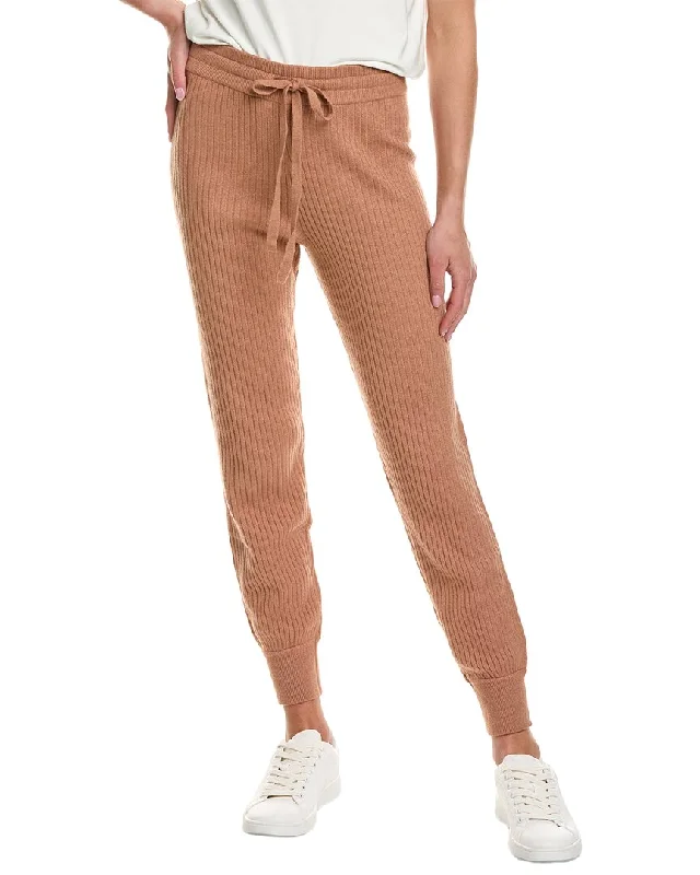 Cozy pajamas set for women with warm fabric-Spiritual Gangster Luxe Essential Rib Wool-Blend Jogger Pant Cozy pajamas set for women with warm fabric-Spiritual Gangster Luxe Essential Rib Wool-Blend Jogger Pant