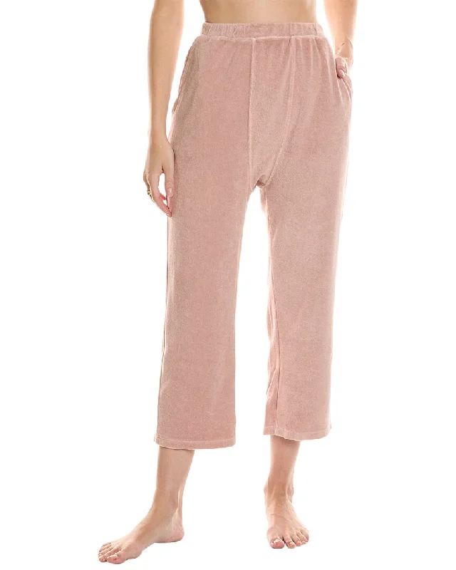 Soft cotton pajamas set for casual nights-THE GREAT The Microterry Pajama Sweatpant Soft cotton pajamas set for casual nights-THE GREAT The Microterry Pajama Sweatpant