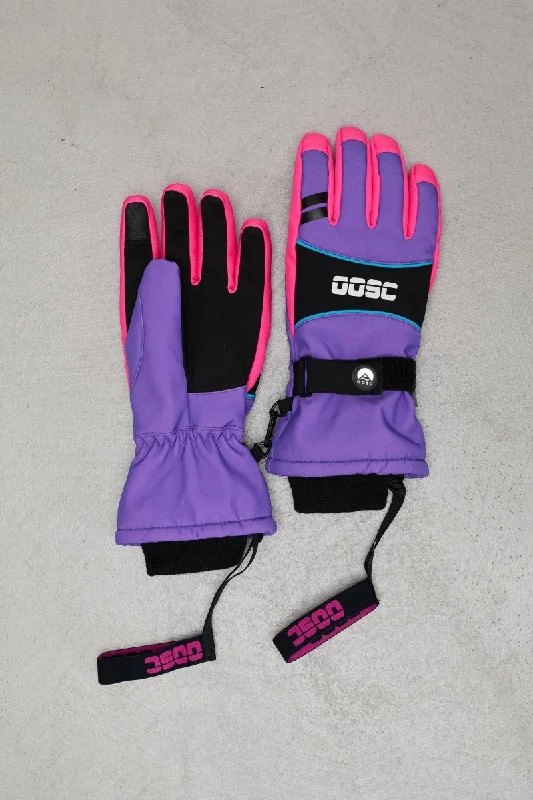 Women's robe sets for long wear-1987 PrimaLoft® Ski & Snowboard Gloves - Purple