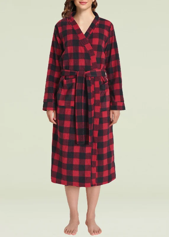 Comfortable women's robe sets with warm material-Women's Warm Fleece Kimono Robe Long Sleeves Bathrobe Comfortable women's robe sets with warm material-Women's Warm Fleece Kimono Robe Long Sleeves Bathrobe