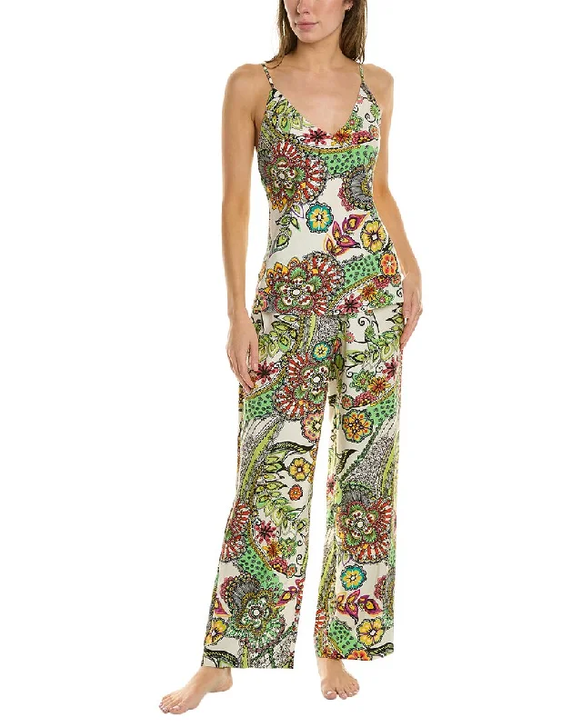 Women's robe sets for every season-Natori 2Pc Peizuri Pajama Set